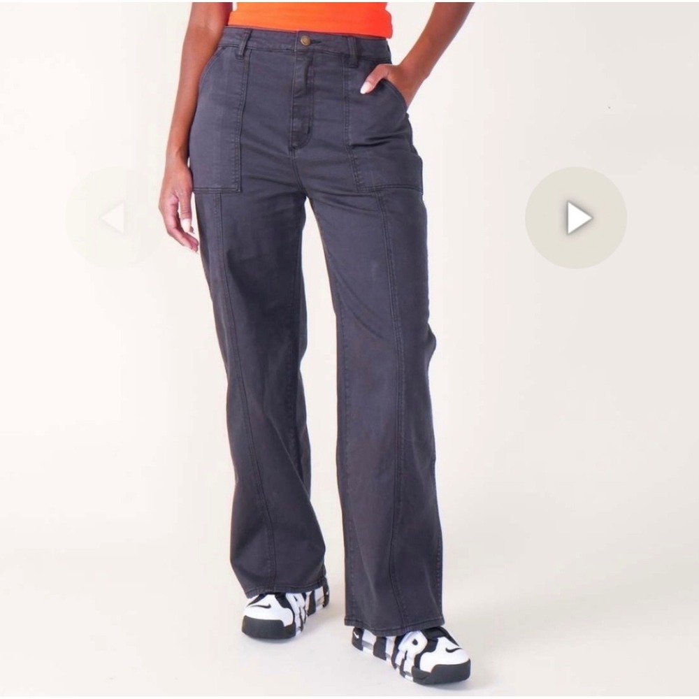 ROLLA'S Women's Straight Leg Jeans in Charcoal